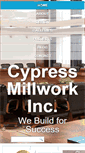 Mobile Screenshot of cypressmillwork.com